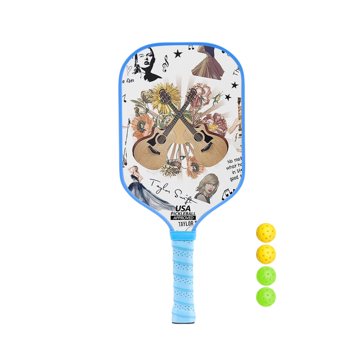 Taylor Swift Pickleball Paddle (16mm) T700 Sandblasted Carbon Fiber-14#